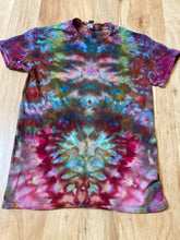 Small Shirt | Lotus Tie Dye Shirt | Psychedelic T Shirt | Galaxy Ice Dye Shirt | Festival Shirt | Mandala Psytrance Shirt | Geode Tie Dye