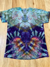 Medium Shirt | Fractal Tie Dye Shirt | Psychedelic T Shirt | Galaxy Ice Dye Shirt | Festival Shirt | Mandala Psytrance Shirt | Geode Tie Dye