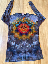 Small Shirt | Handmade Mandala Shirt | Trippy Tie Dye Tee | Lotus Flower Shirt | Oversized Tee | Psychedelic Shirt | Long Sleeve Yoga Tee