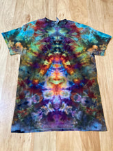 Small Shirt | Lotus Tie Dye Shirt | Psychedelic T Shirt | Galaxy Ice Dye Shirt | Festival Shirt | Mandala Psytrance Shirt | Geode Tie Dye