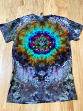 Small Shirt | Lotus Tie Dye Shirt | Psychedelic T Shirt | Galaxy Ice Dye Shirt | Festival Shirt | Mandala Psytrance Shirt | Geode Tie Dye