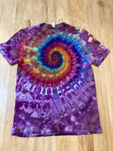 Small organic cotton tie dye shirt | Mandala Tie Dye Shirt | Psychedelic T Shirt | Ice Dye Shirt | Festival Shirt | Mandala Psytrance Shirt