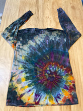 Large Shirt | Handmade Spiral Swirl Shirt | Trippy Tie Dye Tee | Lotus Flower Shirt | Oversized Tee | Psychedelic Shirt | Long Sleeve Yoga