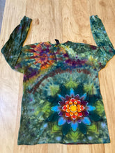 Medium Shirt | Handmade Special Mandala Shirt | Trippy Tie Dye | Lotus Flower Shirt | Oversized Tee | Psychedelic Shirt | Long Sleeve Tee