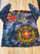 3XL Shirt | Handmade Special Mandala Shirt | Trippy Tie Dye | Lotus Flower Shirt | Oversized Tee | Psychedelic Shirt | Long Sleeve Yoga Tee