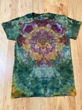 Small Shirt | Lotus Tie Dye Shirt | Psychedelic T Shirt | Galaxy Ice Dye Shirt | Festival Shirt | Mandala Psytrance Shirt | Geode Tie Dye