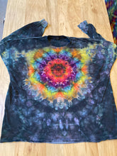 4XL Shirt | Handmade Mandala Shirt | Trippy Tie Dye Tee | Lotus Flower Shirt | Oversized Tee | Psychedelic Shirt | Long Sleeve Yoga Tee