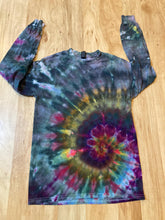 Small Shirt | Handmade Spiral Swirl Shirt | Trippy Tie Dye Tee | Lotus Flower Shirt | Oversized Tee | Psychedelic Shirt | Long Sleeve Yoga