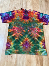 Medium Shirt | Fractal Tie Dye Shirt | Psychedelic T Shirt | Galaxy Ice Dye Shirt | Festival Shirt | Mandala Psytrance Shirt | Geode Tie Dye