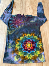 Medium Shirt | Handmade Special Mandala Shirt | Trippy Tie Dye | Lotus Flower Shirt | Oversized Tee | Psychedelic Shirt | Long Sleeve Tee