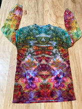 Small Shirt | Handmade Spiral Swirl Shirt | Trippy Tie Dye Tee | Lotus Flower Shirt | Oversized Tee | Psychedelic Shirt | Long Sleeve Yoga