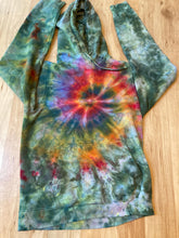 Small Hoodie Psychedelic Hoodie | Tie Dye Hooded Sweatshirt | Galaxy Ice Dye Hoodie | Festival Apparel | Oversized Spiral Hoodie