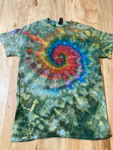 Small Shirt | Spiral Tie Dye Shirt | Psychedelic T Shirt | Galaxy Ice Dye Shirt | Festival Shirt | Mandala Psytrance Shirt | Geode Tie Dye