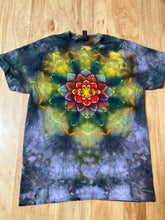Medium Shirt | Lotus Tie Dye Shirt | Psychedelic T Shirt | Galaxy Ice Dye Shirt | Festival Shirt | Mandala Psytrance Shirt | Geode Tie Dye