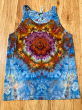 Medium Tank Top | Lotus Mandala Tank Top | Galaxy Ice Dye Shirt | Psychedelic Shirt | Yoga Tank Top | Festival Apparel | Trippy Hippie Shirt