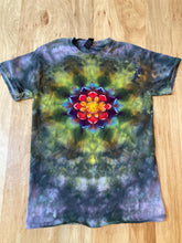 Small Shirt | Lotus Tie Dye Shirt | Psychedelic T Shirt | Galaxy Ice Dye Shirt | Festival Shirt | Mandala Psytrance Shirt | Geode Tie Dye