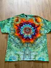 2Xl | Lotus Tie Dye Shirt | Psychedelic T Shirt | Galaxy Ice Dye Shirt | Festival Shirt | Mandala Psytrance Shirt | Geode Tie Dye
