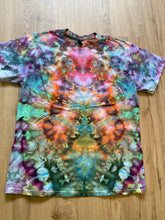 Large Shirt | Fractal Tie Dye Shirt | Psychedelic T Shirt | Galaxy Ice Dye Shirt | Festival Shirt | Mandala Psytrance Shirt | Geode Tie Dye