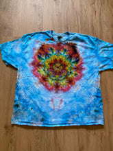 4XL | Lotus Tie Dye Shirt | Psychedelic T Shirt | Galaxy Ice Dye Shirt | Festival Shirt | Mandala Psytrance Shirt | Geode Tie Dye