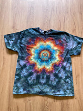 2Xl | Lotus Tie Dye Shirt | Psychedelic T Shirt | Galaxy Ice Dye Shirt | Festival Shirt | Mandala Psytrance Shirt | Geode Tie Dye
