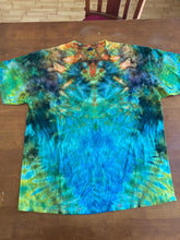 Xl Shirt | fractal Tie Dye Shirt | Psychedelic T Shirt | Galaxy Ice Dye Shirt | Festival Shirt | Mandala Psytrance Shirt | Geode Tie Dye