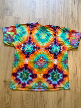 2Xl | fractal Tie Dye Shirt | Psychedelic T Shirt | Galaxy Ice Dye Shirt | Festival Shirt | Mandala Psytrance Shirt | Geode Tie Dye