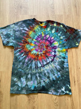Large Shirt | Spiral Tie Dye Shirt | Psychedelic T Shirt | Galaxy Ice Dye Shirt | Festival Shirt | Mandala Psytrance Shirt | Geode Tie Dye