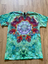 Medium Shirt | Lotus Tie Dye Shirt | Psychedelic T Shirt | Galaxy Ice Dye Shirt | Festival Shirt | Mandala Psytrance Shirt | Geode Tie Dye