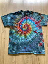 Large Shirt | Spiral Tie Dye Shirt | Psychedelic T Shirt | Galaxy Ice Dye Shirt | Festival Shirt | Mandala Psytrance Shirt | Geode Tie Dye