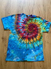 Large Shirt | Spiral Tie Dye Shirt | Psychedelic T Shirt | Galaxy Ice Dye Shirt | Festival Shirt | Mandala Psytrance Shirt | Geode Tie Dye