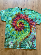 Large Shirt | Spiral Tie Dye Shirt | Psychedelic T Shirt | Galaxy Ice Dye Shirt | Festival Shirt | Mandala Psytrance Shirt | Geode Tie Dye