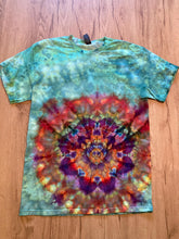 Medium Shirt | Lotus Tie Dye Shirt | Psychedelic T Shirt | Galaxy Ice Dye Shirt | Festival Shirt | Mandala Psytrance Shirt | Geode Tie Dye