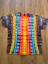 Xl Shirt | fractal Tie Dye Shirt | Psychedelic T Shirt | Galaxy Ice Dye Shirt | Festival Shirt | Mandala Psytrance Shirt | Geode Tie Dye