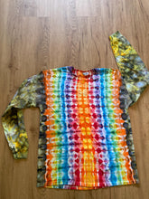 Large Shirt | Handmade fractal Shirt | Trippy Tie Dye Tee | Lotus Flower Shirt | Oversized Tee | Psychedelic Shirt | Long Sleeve Yoga Tee