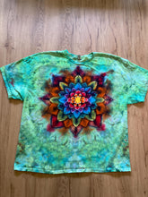 3XL Shirt | Lotus Tie Dye Shirt | Psychedelic T Shirt | Galaxy Ice Dye Shirt | Festival Shirt | Mandala Psytrance Shirt | Geode Tie Dye