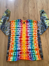 XL Shirt | Handmade fractal Shirt | Trippy Tie Dye Tee | Lotus Flower Shirt | Oversized Tee | Psychedelic Shirt | Long Sleeve Yoga Tee