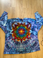 5XL Shirt | Handmade mandala Shirt | Trippy Tie Dye Tee | Super Spiral Shirt | Oversized Tee | Psychedelic Shirt | Long Sleeve Yoga Tee