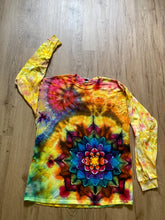 Large Shirt | Handmade Special Mandala Shirt | Trippy Tie Dye | Lotus Flower Shirt | Oversized Tee| Psychedelic Shirt | Long Sleeve Yoga Tee