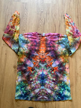 Large Shirt | Handmade fractal Shirt | Trippy Tie Dye Tee | Lotus Flower Shirt | Oversized Tee | Psychedelic Shirt | Long Sleeve Yoga Tee