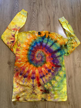 Medium Shirt | Handmade Spiral Shirt | Trippy Tie Dye Tee | Lotus Flower Shirt | Oversized Tee | Psychedelic Shirt | Long Sleeve Yoga Tee