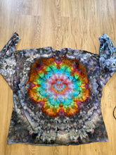 5XL Shirt | Handmade mandala Shirt | Trippy Tie Dye Tee | Super Spiral Shirt | Oversized Tee | Psychedelic Shirt | Long Sleeve Yoga Tee