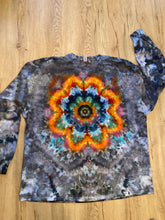 3XL Shirt | Handmade Mandala Shirt | Trippy Tie Dye Tee | Lotus Flower Shirt | Oversized Tee | Psychedelic Shirt | Long Sleeve Yoga Tee