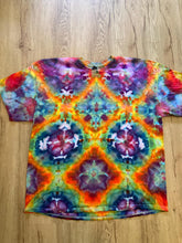 2Xl | fractal Tie Dye Shirt | Psychedelic T Shirt | Galaxy Ice Dye Shirt | Festival Shirt | Mandala Psytrance Shirt | Geode Tie Dye