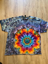 2Xl | Lotus Tie Dye Shirt | Psychedelic T Shirt | Galaxy Ice Dye Shirt | Festival Shirt | Mandala Psytrance Shirt | Geode Tie Dye
