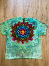 2Xl | Lotus Tie Dye Shirt | Psychedelic T Shirt | Galaxy Ice Dye Shirt | Festival Shirt | Mandala Psytrance Shirt | Geode Tie Dye