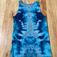 XS Tank Top | Lotus Mandala Tank Top | Galaxy Ice Dye Shirt | Psychedelic Shirt | Yoga Tank Top | Festival Apparel | Trippy Hippie Shirt