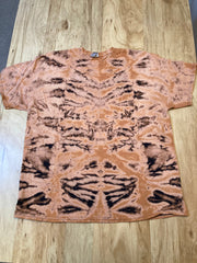 2Xl Tie Dye T-Shirt reverse experiment psychedelic mandala kaleidoscope lotus flower galaxy ice dye