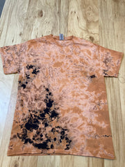 Medium bleach Tie Dye T-Shirt reverse dye experiment psychedelic kaleidoscopic mandala galaxy ice dye