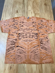 2Xl Tie Dye T-Shirt reverse experiment psychedelic mandala kaleidoscope lotus flower galaxy ice dye