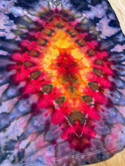 Small Womens Tank Top | Fractal Tank Top | Galaxy Ice Dye Shirt | Psychedelic Shirt | Yoga Tank Top | Festival Apparel | Trippy Hippie Shirt